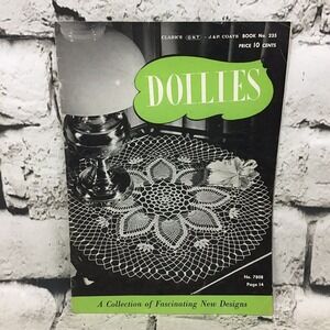 Doilies‎ Clarks O.N.T. Pattern Book No. 235 The Spool Cotton Co Vintage 1947